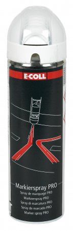 Markierspray mit Bodenmarkierdüse - weiss fluoreszierend