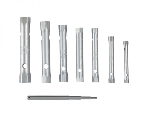 Doppel-Steckschlüsselsatz, 8x9-20x22mm, gerade, metrisch