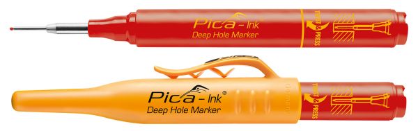 Tieflochmarker Pica-Ink rot