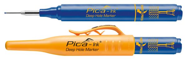 Tieflochmarker Pica-Ink blau