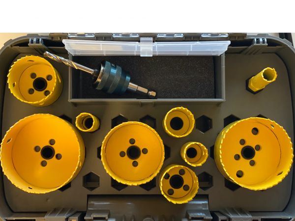 Lochsägensatz mit Schnellspanneinsatz