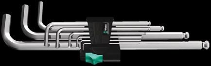 Winkelschlüsselsatz Innensechskant lang Kugelkopf- 1,5 - 10 mm