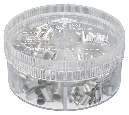 Aderendhülsesortiment 4 - 16 mm²- unisoliert - 9799911