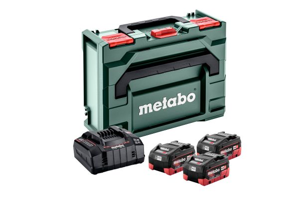 18-Volt-BASIS SET 3 X LIHD 5.5 AH + METABOX 145