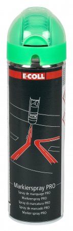 Markierspray mit Bodenmarkierdüse - grün fluoreszierend