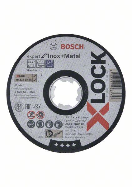 Trennscheibe - X-LOCK, Inox und Metall
