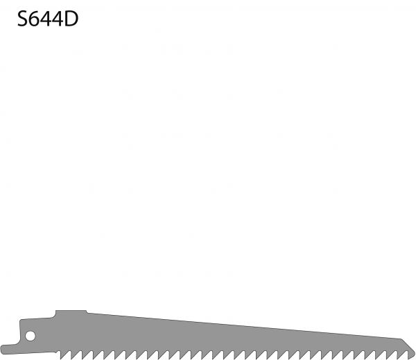 Säbelsägeblätter für Holz, Nägel, Kunststoff, Alu