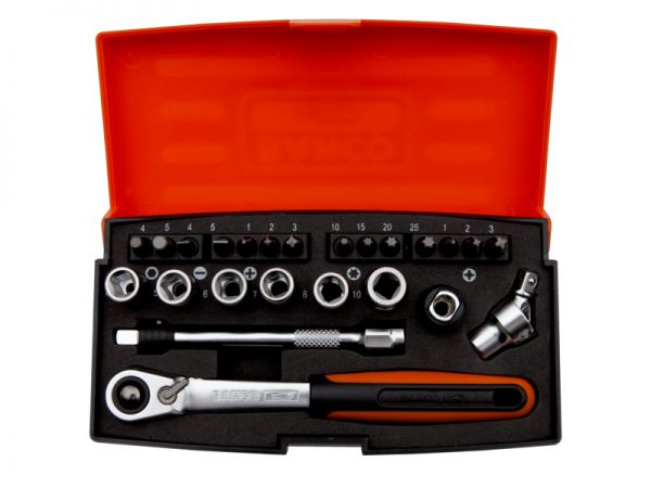 1/4" Steckschlüssel-Satz - 24tlg