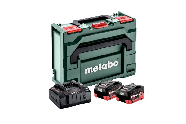 18-Volt-BASIS SET 2 X LIHD 8.0 AH + METABOX 145