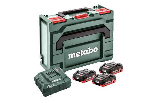 18-Volt-Basis SET 3 X LIHD 4.0 AH + METABOX 145